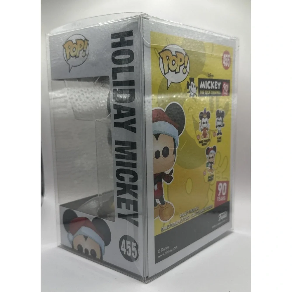 Holiday Mickey Disney 90 Years The True Original Funko Pop! #455 in Protector
